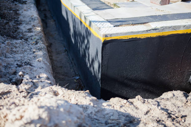 Residential Interior Drainage System installation at a Vernon, AL home by SJ Waterproofing Pros
